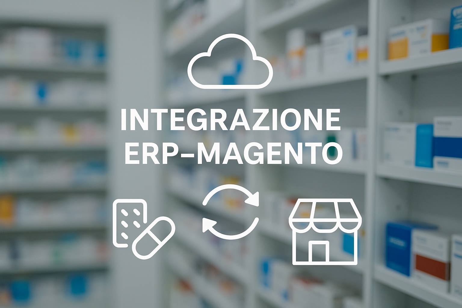 integrazione erp farmacia magento