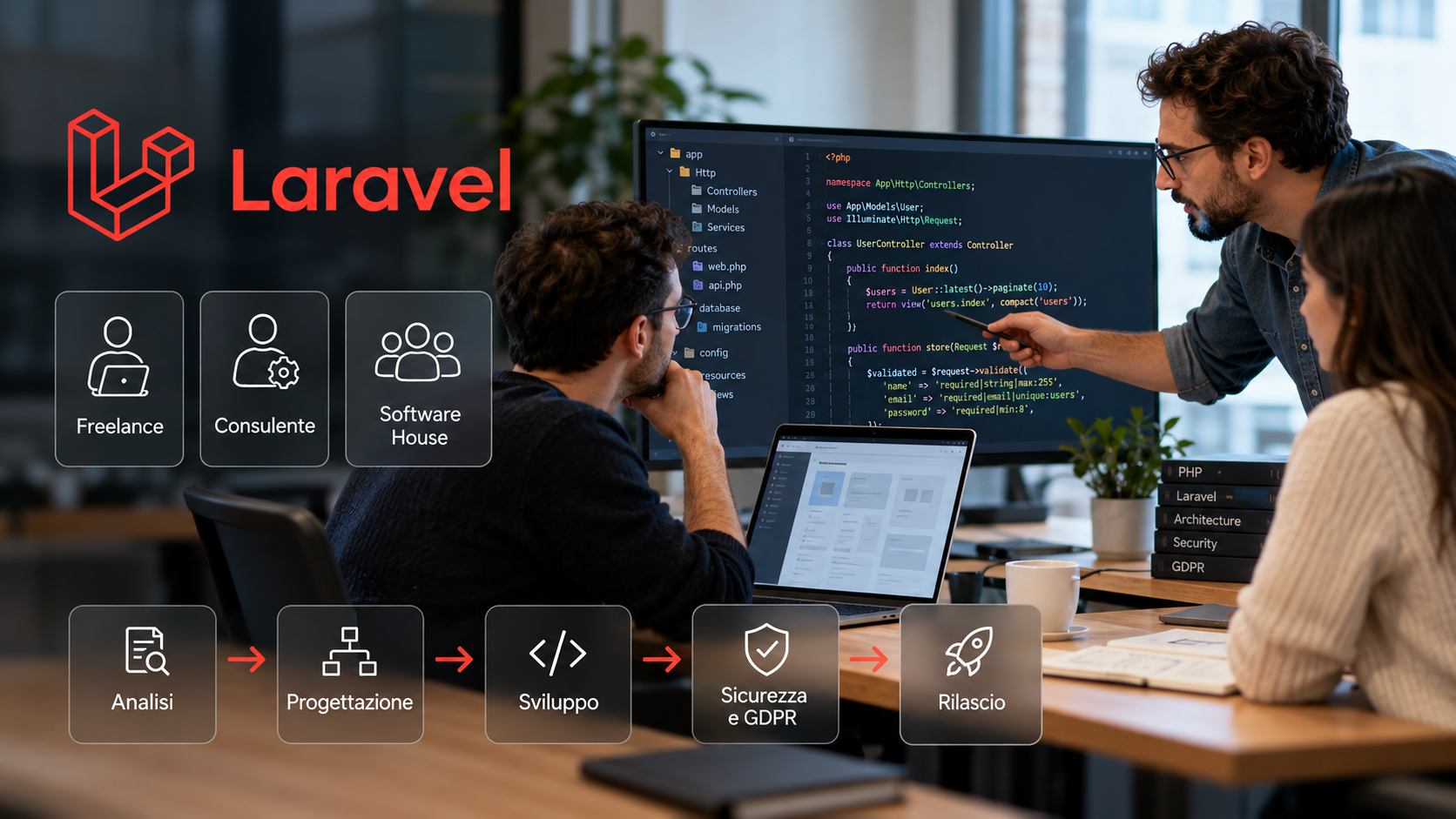 Laravel sviluppo custom
